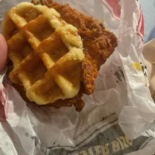 food, waffles