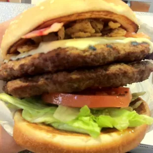 Delicious Jim Bean $6 burger double