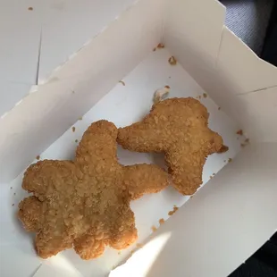 a fried chicken in a box