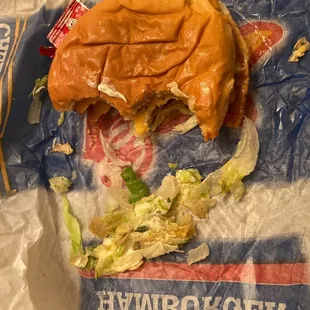 There is no excuse for adding this brown lettuce in a burger, this is disgusting