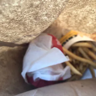 They forgot ketchup when we specifically asked for some ketchup