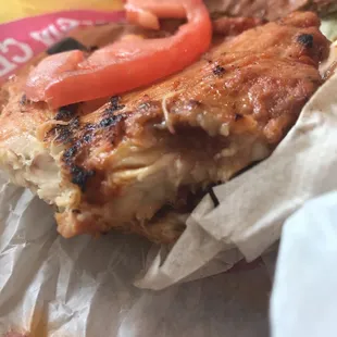 Raw chicken