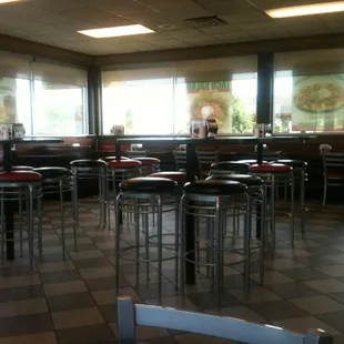 Spacious dining area.