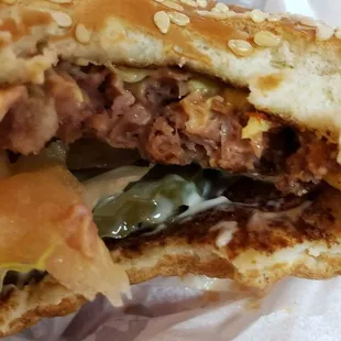 Beyond Famous Star..this burger has texture you don't find in a veggie burger.