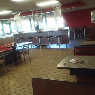 Hard working manager in the distance. Name is Mario! Bless His heart. Treat him with respect. :-)