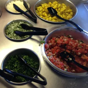 Fresh salsa!  Yummy!