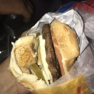 The new Jalapeño double cheeseburger.