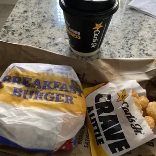 Breakfast Burger Combo