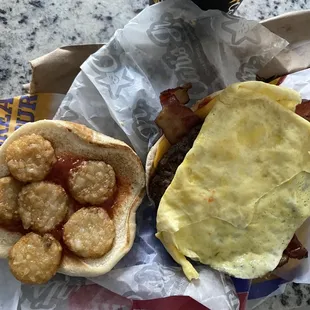 Inside the Breakfast Burger