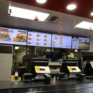 Front Counter &amp; Menu