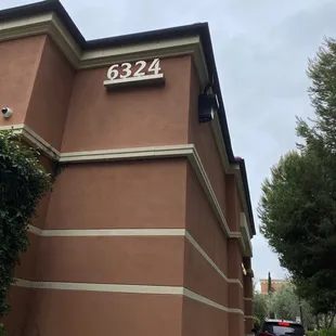 the front of the restaurant