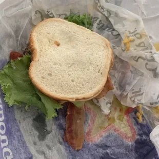 The "sourdough" bread.