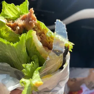 How??? Plastic in my burnt beyond burger