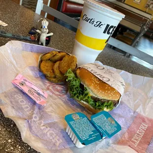 #2 extra pickles with some zucchini and a unsweetened iced tea