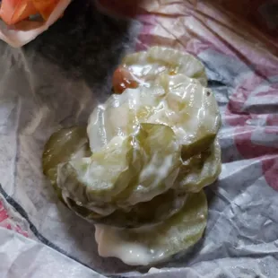 I asked for criss cut fries, I got regular. I asked for no pickles and they add extra pickles. Plus they took forever to give me my order.