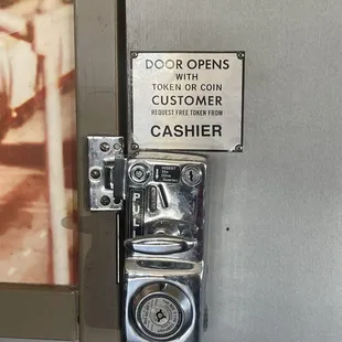 Have to pay to use the restroom