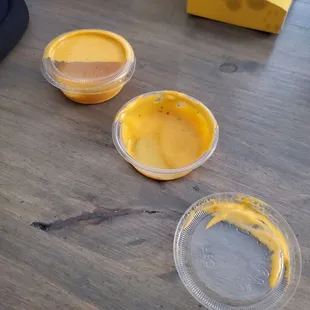 This was my extra sauce not even filled