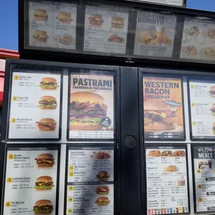 Drive Thru Menu September 2018 (no more teriyaki burger! )
