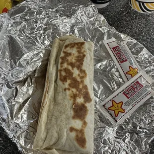 Green Burrito! Bean and Cheese