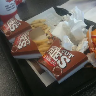 After eating burgers