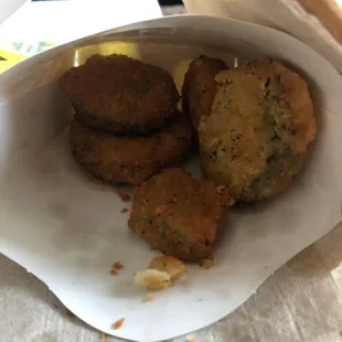 Delicious fried zucchini - perfect with ranch!  Don&apos;t forget the ranch!