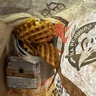 Criss cut fries