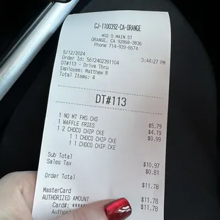 My order