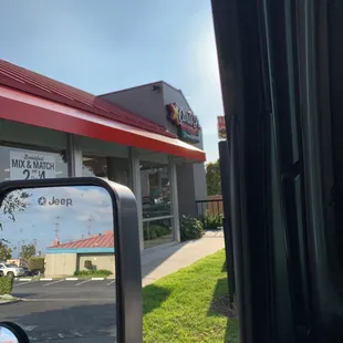 Waiting in the drive through.