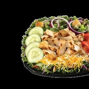 Original grilled chicken is good... I recommend this salad to my friends :).