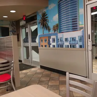 a view of the outside of the restaurant