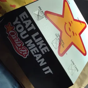 There's a low carb box they can punch but .... What low carb item do they sell that would go in this box?