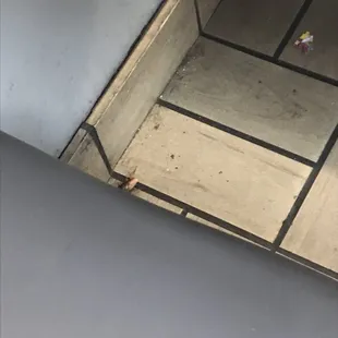 the inside of a wooden crate