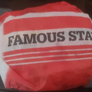 Famous Star no cheese, iconic wrapper