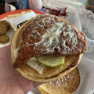 Chicken must've been cooked last week and rewarmed everyday till they finally served it to me