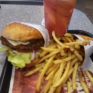 Jalapeno burger combo