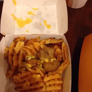 Don&apos;t order the &quot;beer cheese fries&quot; at this location.. waste of money they don&apos;t have bacon at all and little to no cheese..