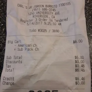 $6 for a cheap burger ?