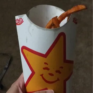 60% filled large sweet potato fries -_-