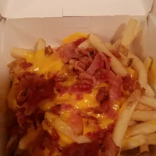Bacon Cheddar fries