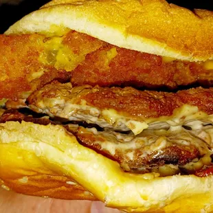 El Diablo double burger