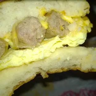 Maple Sausage Biscuit