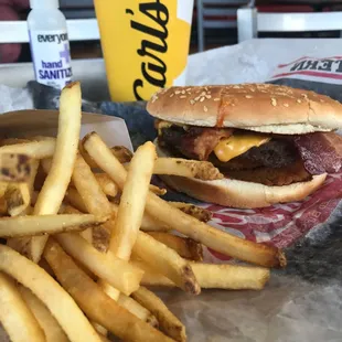 Western bacon cheeseburger combo. #hungry  02/18/19