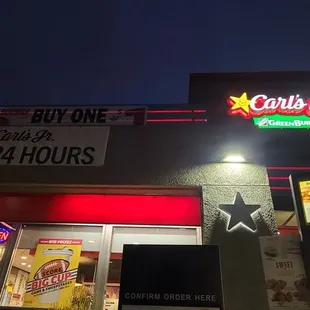 the outside of the restaurant