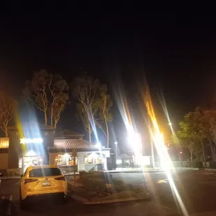 I hate the bright light at D drive tru entrance if u r  sensitive to lights this light is annoying everytime I drive thru