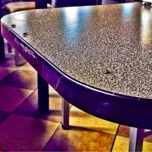 Lots of flies at this filthy place!