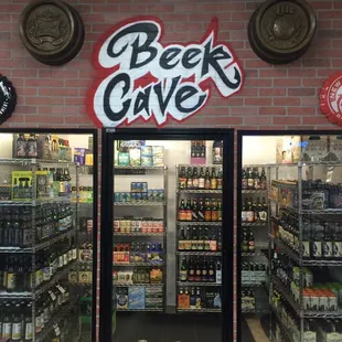 the front of the store