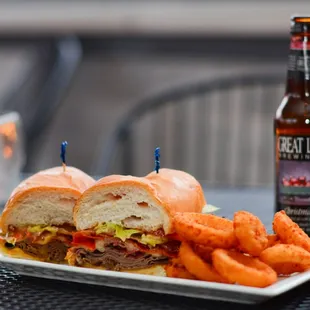 Cap n' Beef Supreme with Great Lakes Christmas Ale