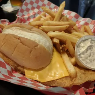 Carl's Famous Fish Sandwich