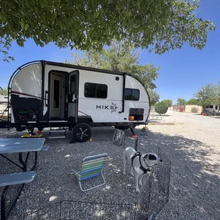 Our set up at site #1.