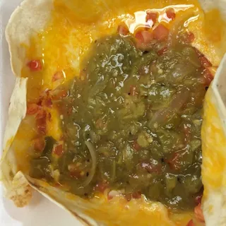 Green Chile Cheese Crisp